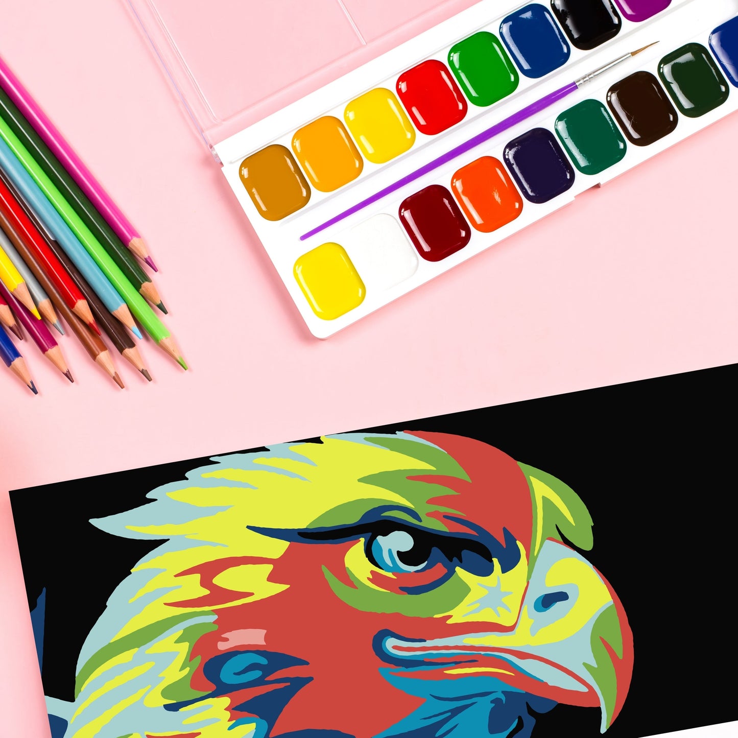 ILMAISIA VÄRITYSSIVUJA - Ladattavia Kotka-aiheita