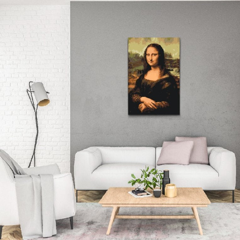 Måla efter nummer - MONA LISA av Leonardo da Vinci