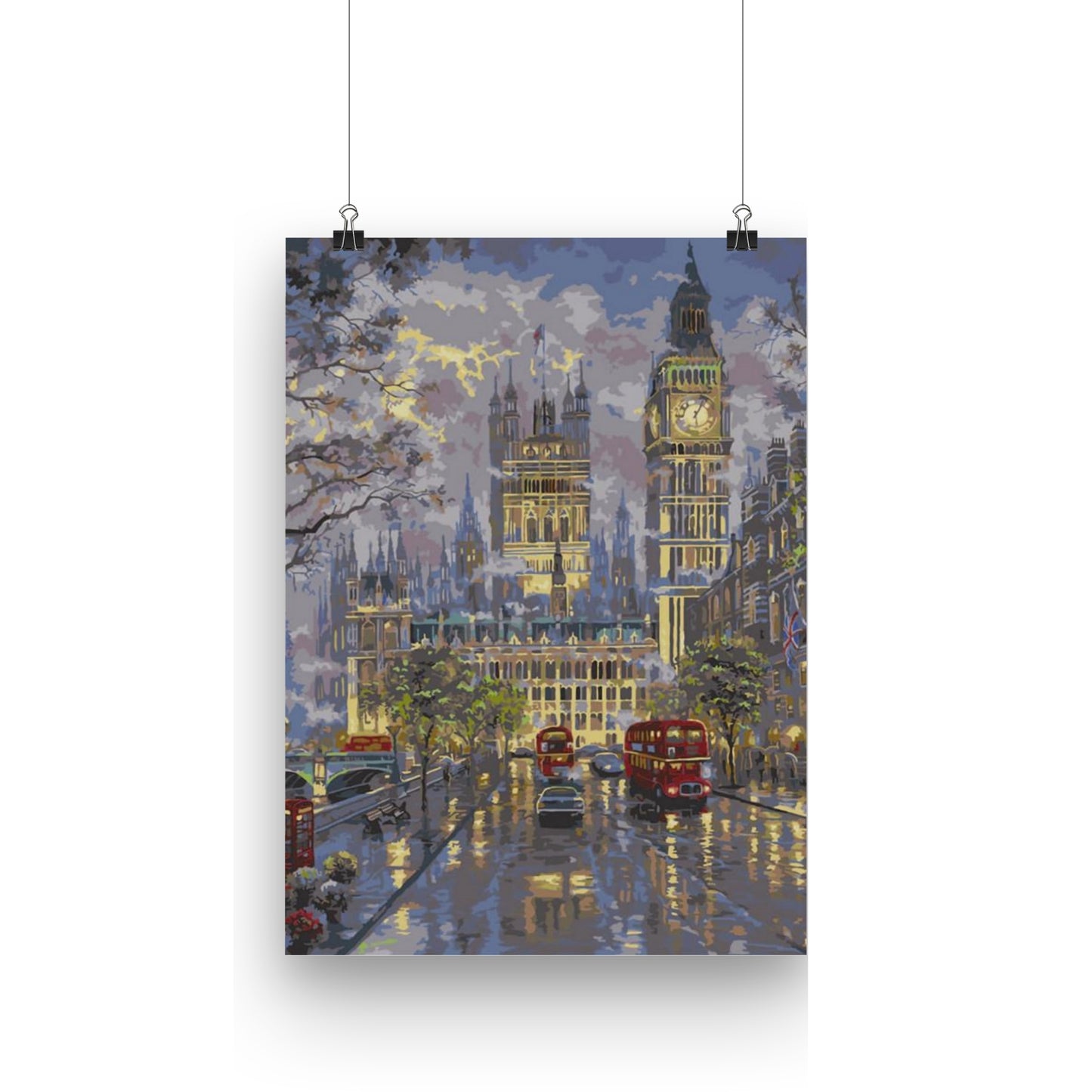 Big Ben London paint by numbers vuxna