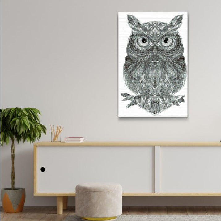 Förvandla ditt hem med uggla Mandala Diamond Painting