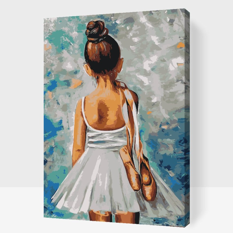 Paint by numbers - Liten Ballerina