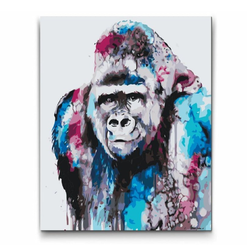 Paint By Numbers vuxna - GORILLA
