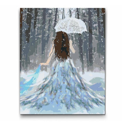 Måla Efter Nummer - SNÖPRINSESSA