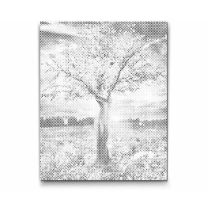 Mother Nature - prick målning - prick konst - dot painting 