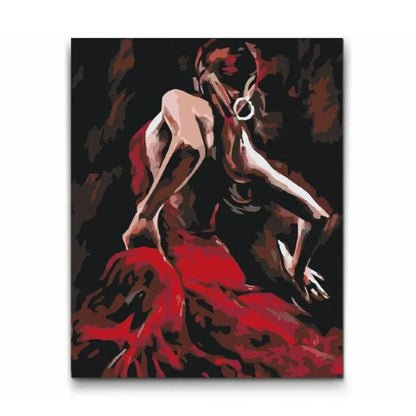 SENSUELL DANS - måla efter nummer vuxna