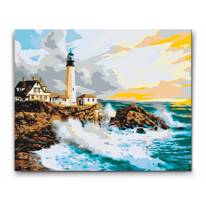 Fyr - paint by numbers vuxna