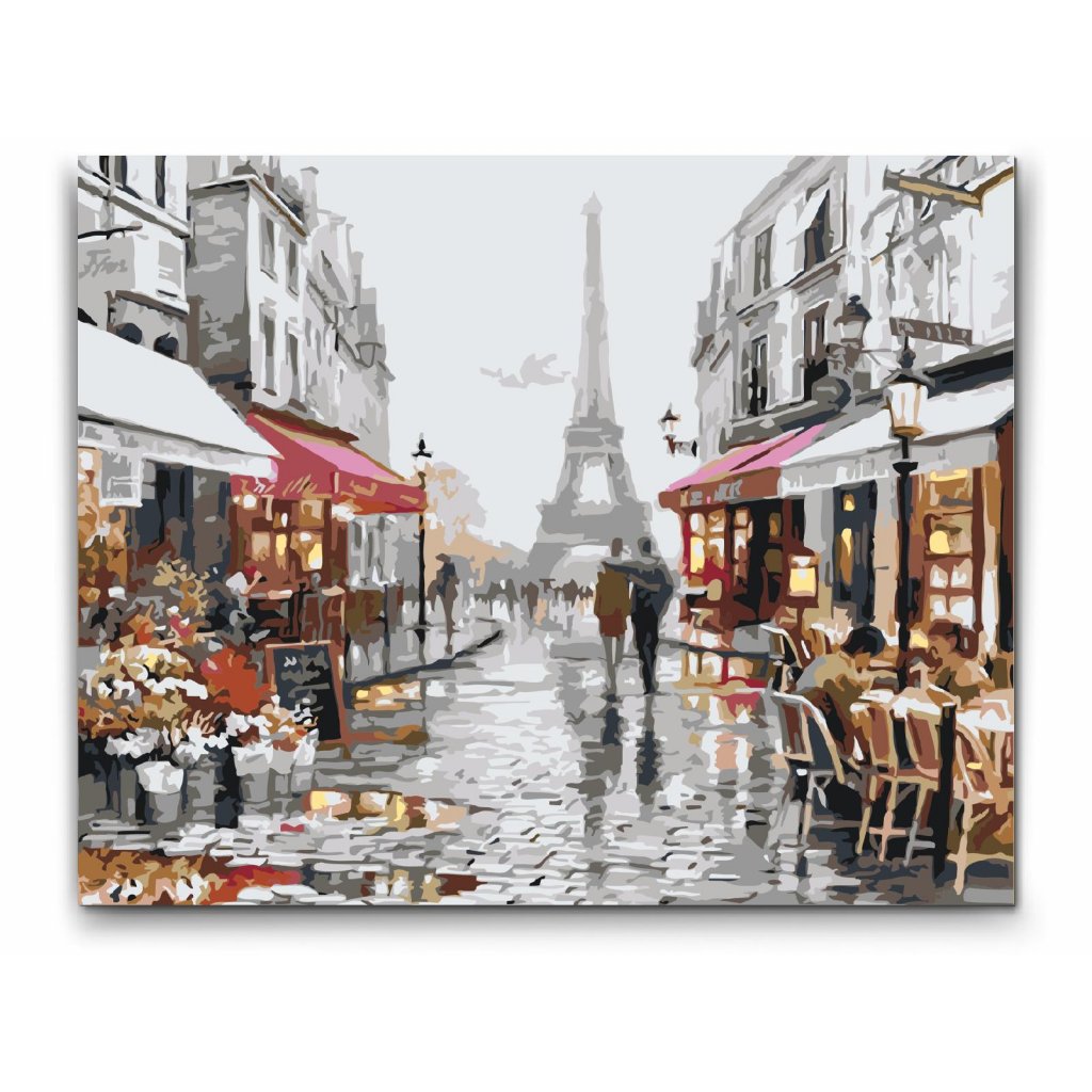 Måla efter nummer - ROMANTISKA PARIS