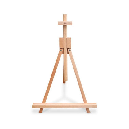 Hopfällbart staffli för måla efter nummer – lätt att ta med överallt