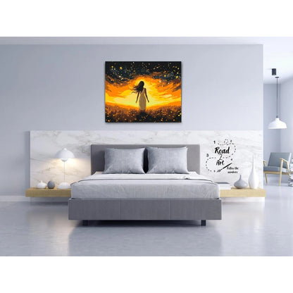 Måla efter nummer – I eldens ljus | Skapa din egen konst