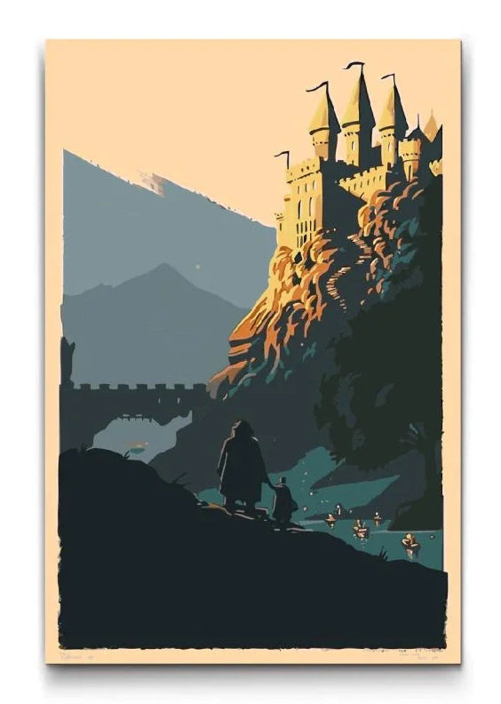 måla efter nummer harry potter hogwarts