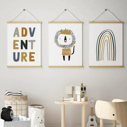 Elegant ram för paint by numbers tavlor – fäst med magneter och häng upp direkt