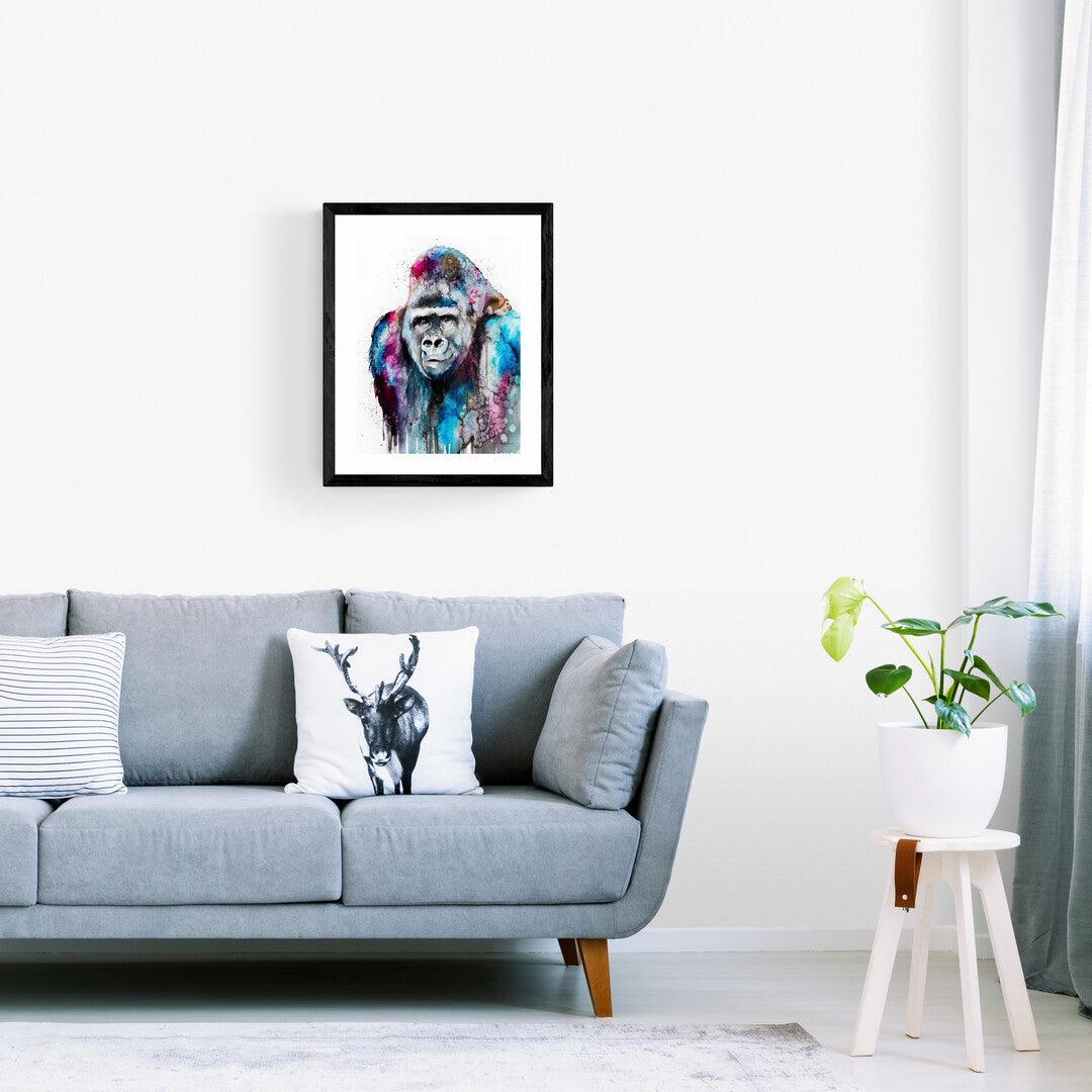 Måla Efter Nummer – Gorilla som Tavla att Måla Själv