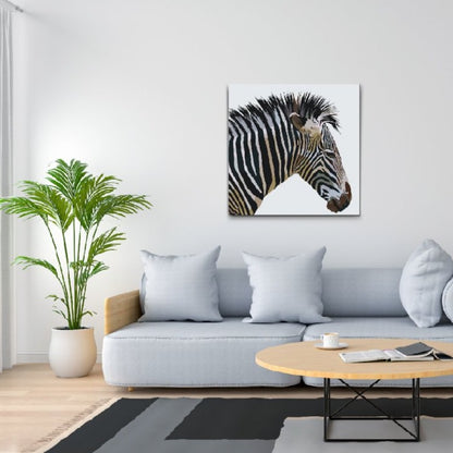 Zebra Måla efter Nummer Kit - Färgläggning med Nummerguide