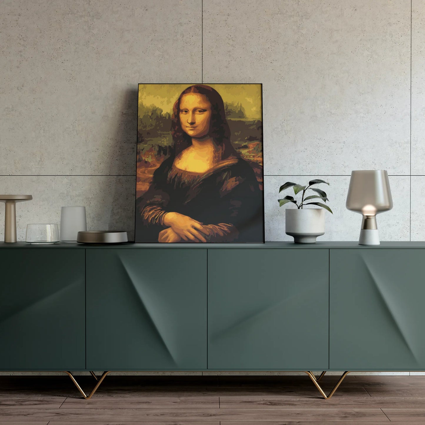 Måla Efter Nummer – Mona Lisa Tavla att Måla Själv