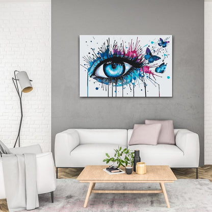 Måla efter nummer - FJÄRIL ÖGA