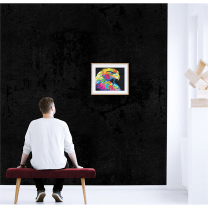 Måla Efter Nummer – Färgrann Örn Tavla med Power