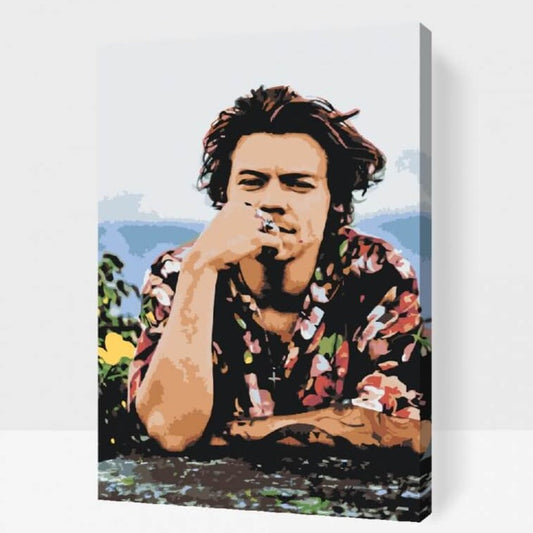 Måla Efter Nummer - UNDERBAR HARRY STYLES - Paint By Numbers