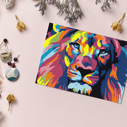 LEIJONA - ilmainen maali numeroiden mukaan