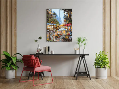 Måla efter nummer - PARIS BLOMMARKNAD - Paint By Numbers Sverige