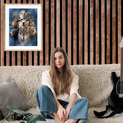 Måla efter nummer - VILDA DJUR