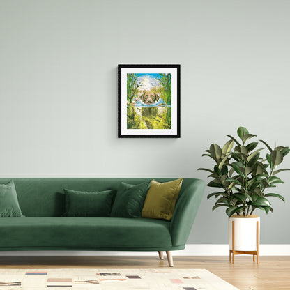 Paint by Numbers med SIMNING LABRADOR
