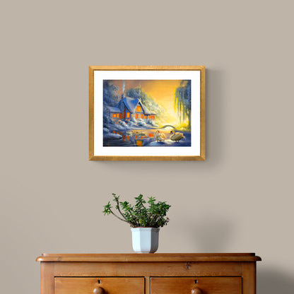 Paint by numbers - VINTERSTUGA