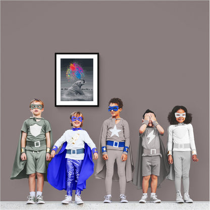 Måla Efter Nummer - ELEFANT MAGI