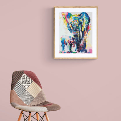 ELEFANTMOR & BARN - PAINT BY NUMBERS SVERIGE